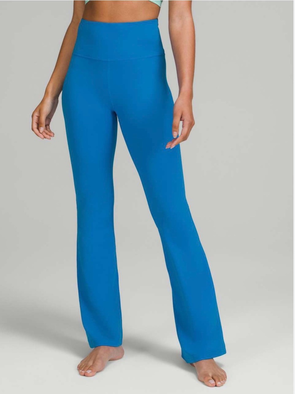 lululemon athletica Bright Blue High-Rise Flare Leggings
